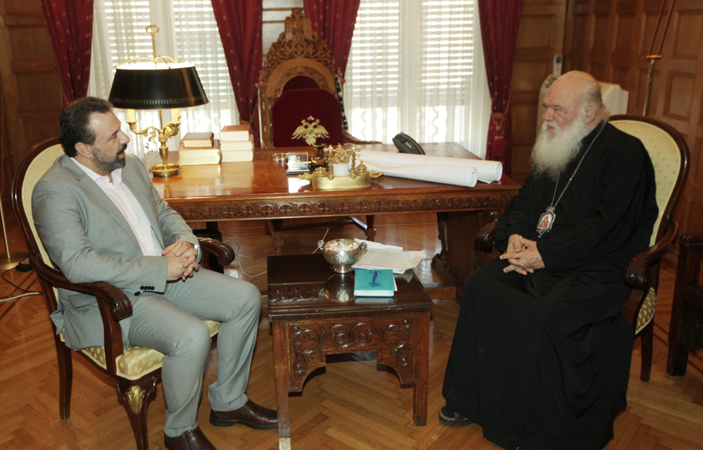 Συνάντηση Αρχιεπισκόπου με τον υπουργό Αγροτικής Ανάπτυξης