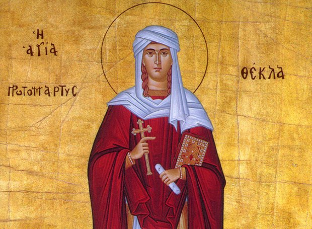 Η κατεχόμενη Κοινότητα Τύμβου εορτάζει τη μνήμη της Αγίας Μεγαλομάρτυρος Θέκλης στις 23 Σεπτεμβρίου