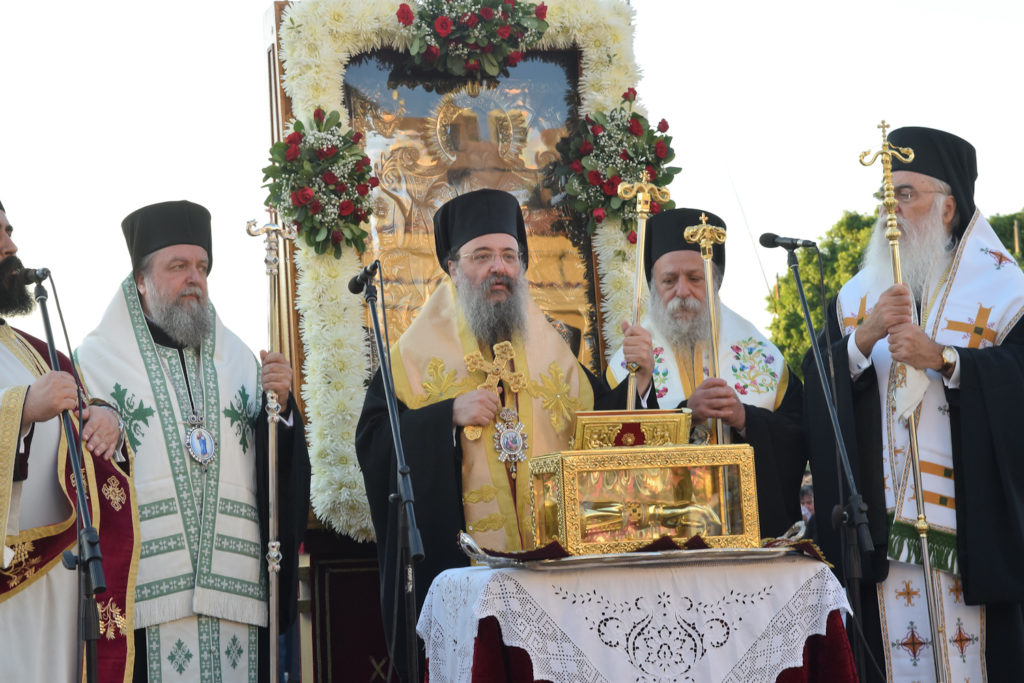 Μεγαλειώδης λιτανεία της Κάρας του Αποστόλου Ανδρέα στην Πάτρα