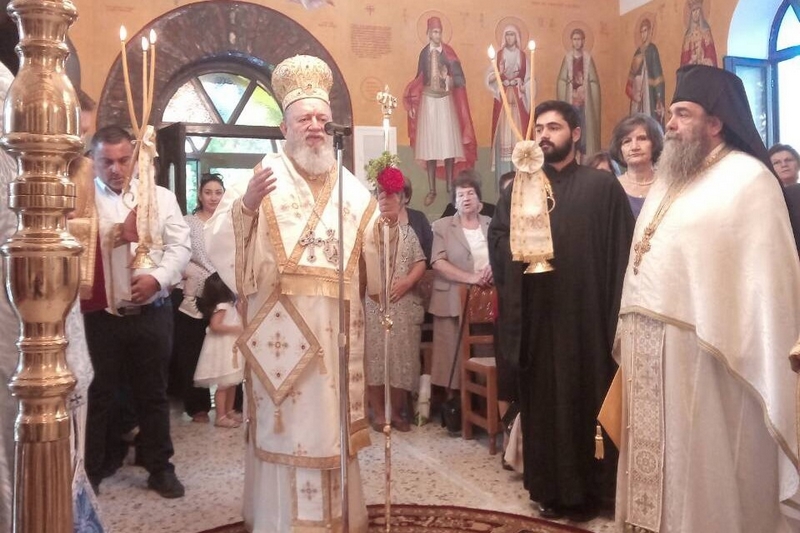 Ο Μητροπολίτης Χαλκίδος στην Γαλατσώνα Ισταίας