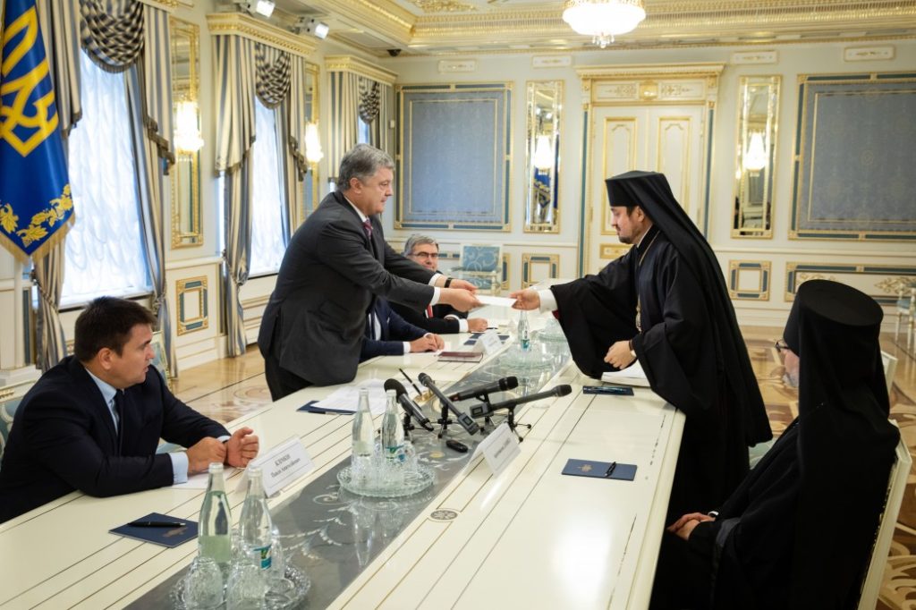 Με τους Έξαρχους του Φαναρίου συναντήθηκε ο Ουκρανός Πρόεδρος