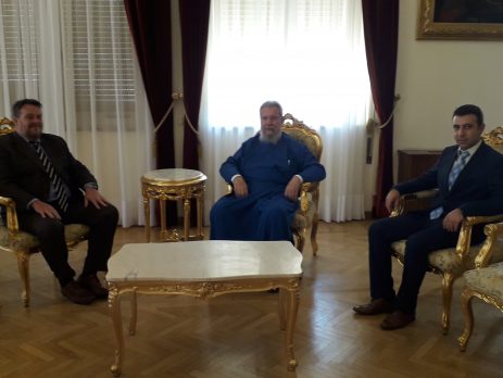 Επίσκεψη του Ύπατου Αρμοστή Αυστραλίας στον Αρχιεπίσκοπο Κύπρου