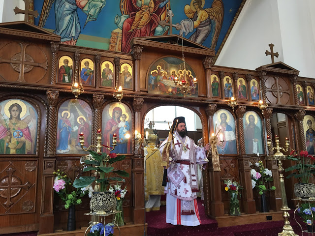 Η πρώτη θεία λειτουργία του Μητρ. Νέας Ζηλανδίας Μύρωνος
