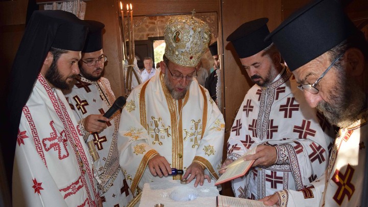 Εγκαίνια Ιερού Ναού Παναγίας Μυρτιδιωτίσσης στην Παστίδα Ρόδου