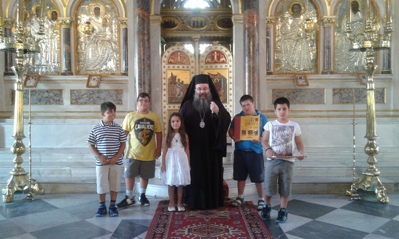 Με τα παιδιά Ιερέων συναντήθηκε ο Μητροπολίτης Χίου