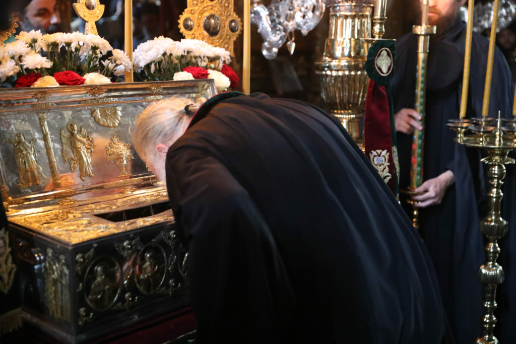 Κατάνυξη στην μνήμη του Αγ. Ευδοκίμου στο Βατοπαίδι