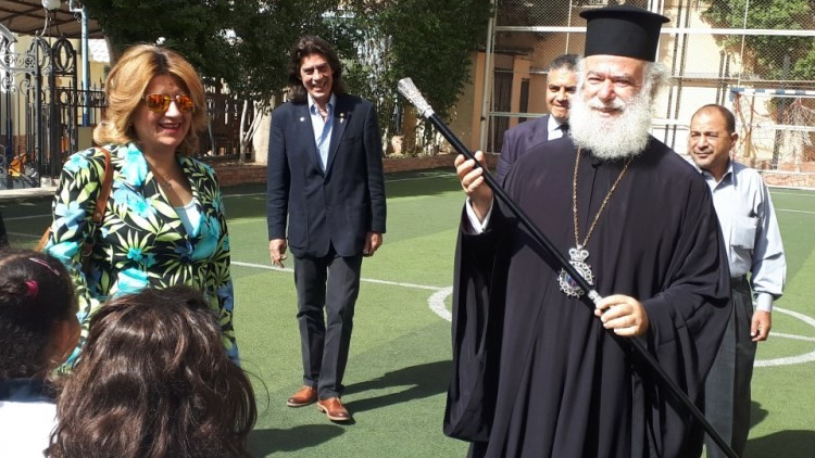 Ο Πατριάρχης Θεόδωρος στα ελληνικά σχολεία