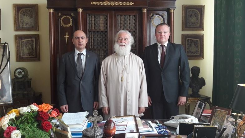 Με τον Ουκρανό Πρέσβη συναντήθηκε ο Πατρ. Αλεξανδρείας