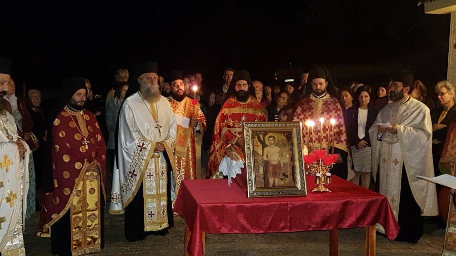 Ι.Μ. Θεσσαλιώτιδος: Αγρυπνία και υποδοχή Ιεράς Εικόνος
