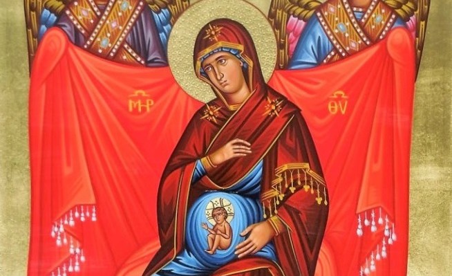 Ιερά Αγρυπνία στην Παναγία Εγκυμονούσα