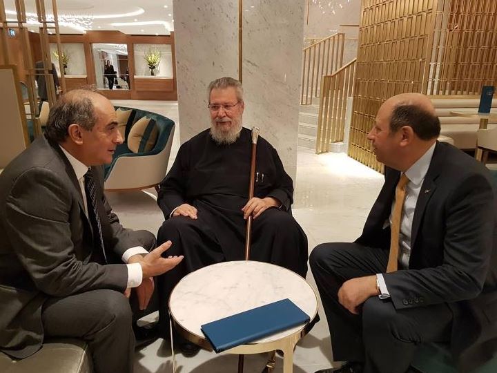 Συνάντηση Αρχ. Χρυσοστόμου με τον Πρόεδρο της Κυπριακής Βουλής