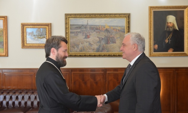 Председатель ОВЦС встретился с новоназначенным послом Болгарии в России