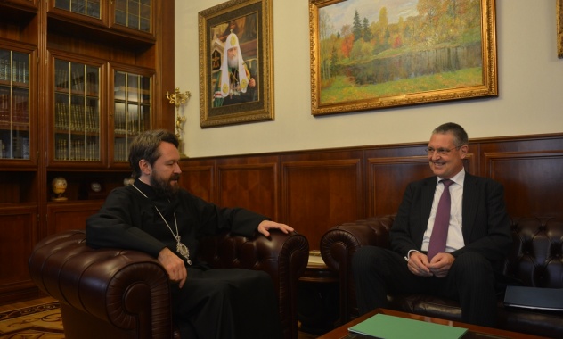 Συνάντηση του Βολοκαλάμσκ Ιλαρίωνα με τον  Αντιπρόσωπο της ΕΕ