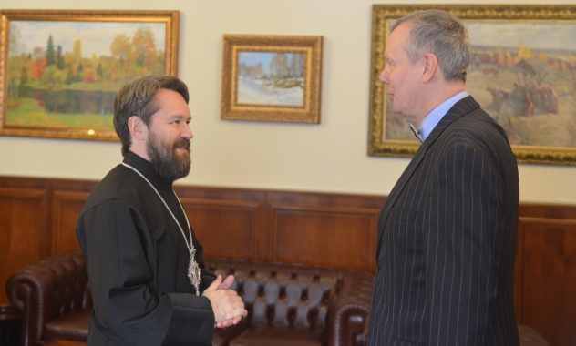 Συνάντηση Βολοκολάμσκ Ιλαρίων με τον νέο Εσθονό Πρέσβη