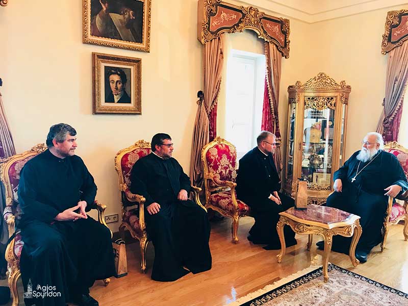 Στην Ι.Μ. Κερκύρας ο Μητρ. Μιχαλουπόλεως και Κασσοβίας