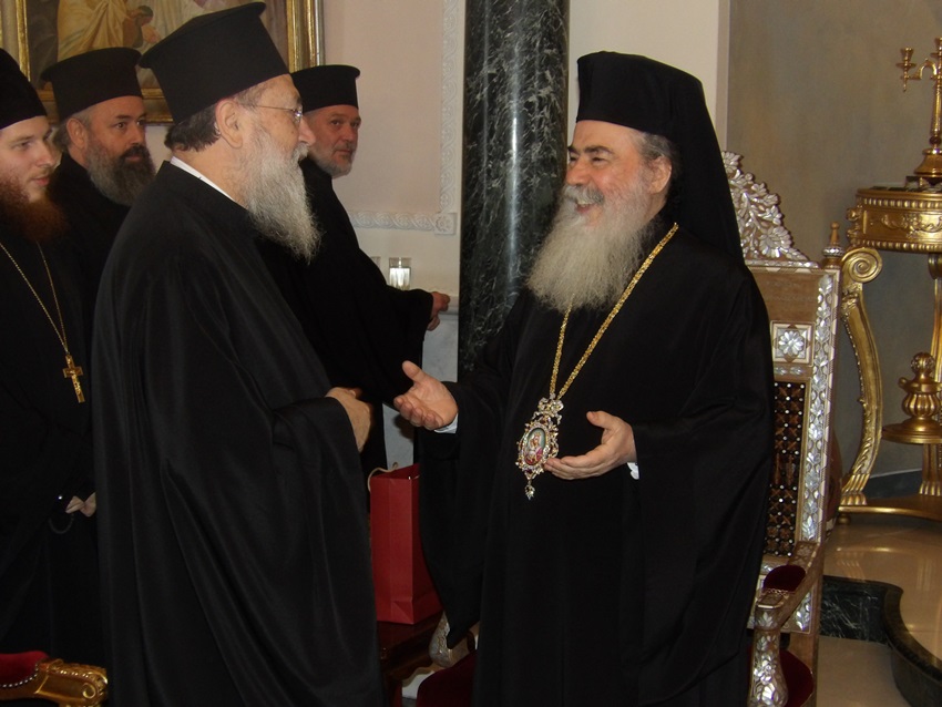 Ο Μητρ. Κορίνθου στους Αγ. Τόπους