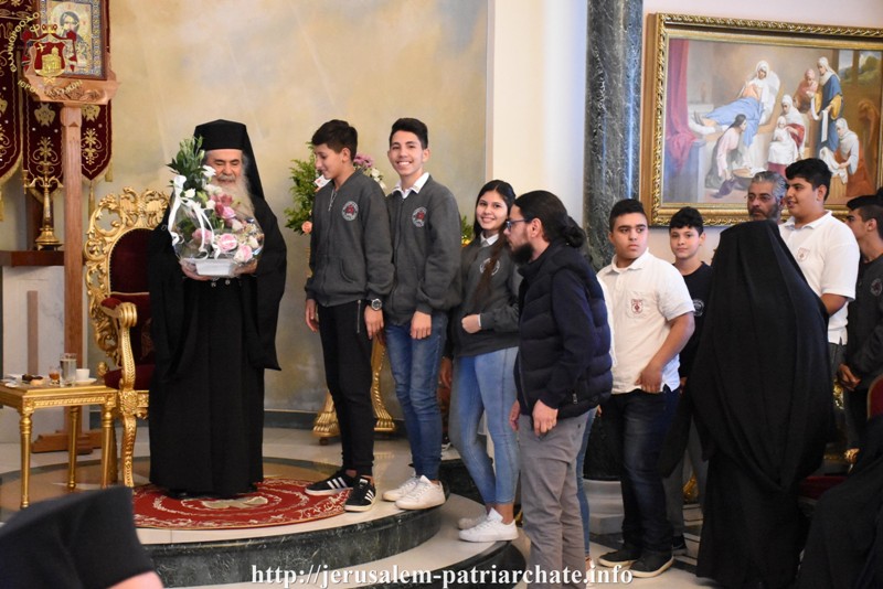 الإحتفال بالذكرى الثالثة عشر لجلوس غبطة البطريرك ثيوفيلوس الثالث على الكرسي الأورشليمي