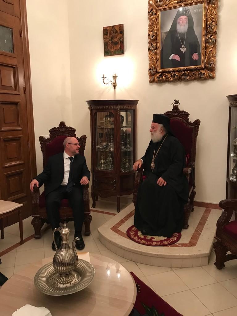 ПАТРИАРХ АЛЕКСАНДРИЙСКИЙ ФЕОДОР ВСТРЕТИЛСЯ С ПРЕЗИДЕНТОМ МЕЖПАРЛАМЕНТСКОЙ АССАМБЛЕИ ПРАВОСЛАВИЯ СЕРГЕЕМ ГАВРИЛОВЫМ