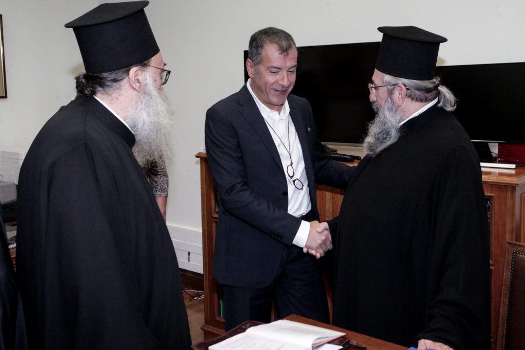 Με το “Ποτάμι” συναντήθηκε η Εκκλησία της Κρήτης