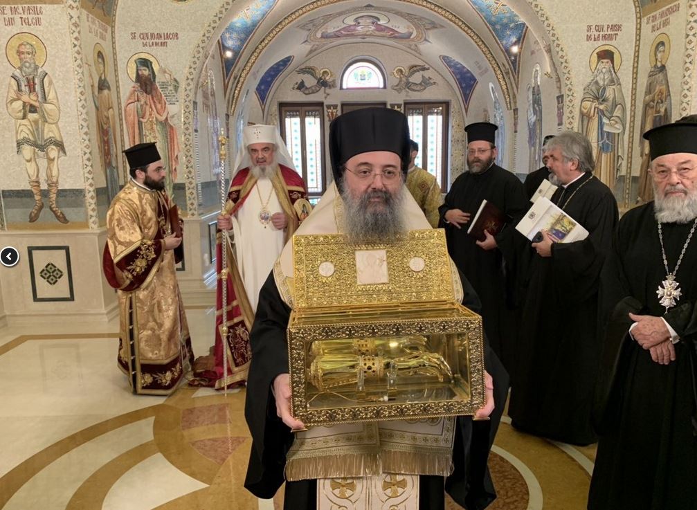 Τα Ιερά λείψανα του Αποστόλου Ανδρέα από την Πάτρα στο Βουκουρέστι