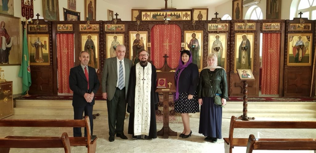 Medical doctors on humanitarian mission to Syria visit Damascus representation of Russian Orthodox Church