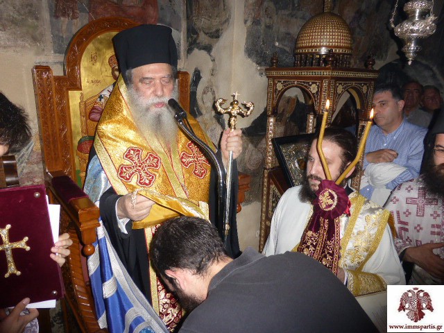 Χειροθεσία αναγνώστη στη Μητρόπολη Μονεμβασίας και Σπάρτης