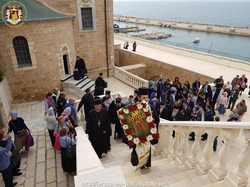 الإحتفال بعيد عيد رئيسيّ طغمات الملائكة العظيمين ميخائيل وجبرائيل وسائر القوات السماوية في مدينة يافا