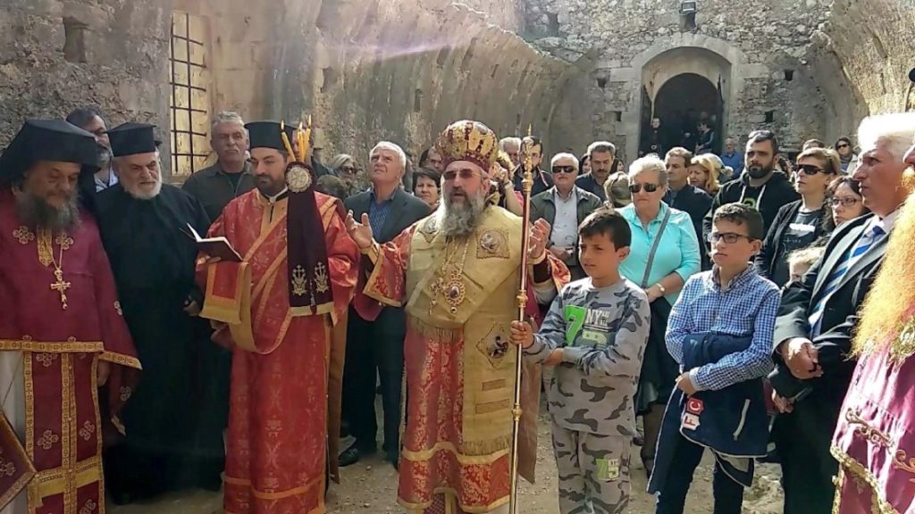 Αρχιερατικό Τρισάγιο στην Πυριτιδαποθήκη του Αρκαδίου (βίντεο + φωτό)