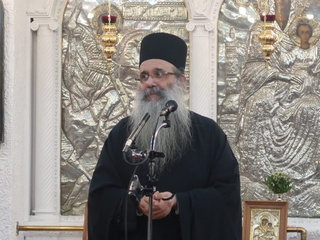Ομιλία του π. Αρσενίου Σιναϊτου στη Μητρ. Κορίνθου