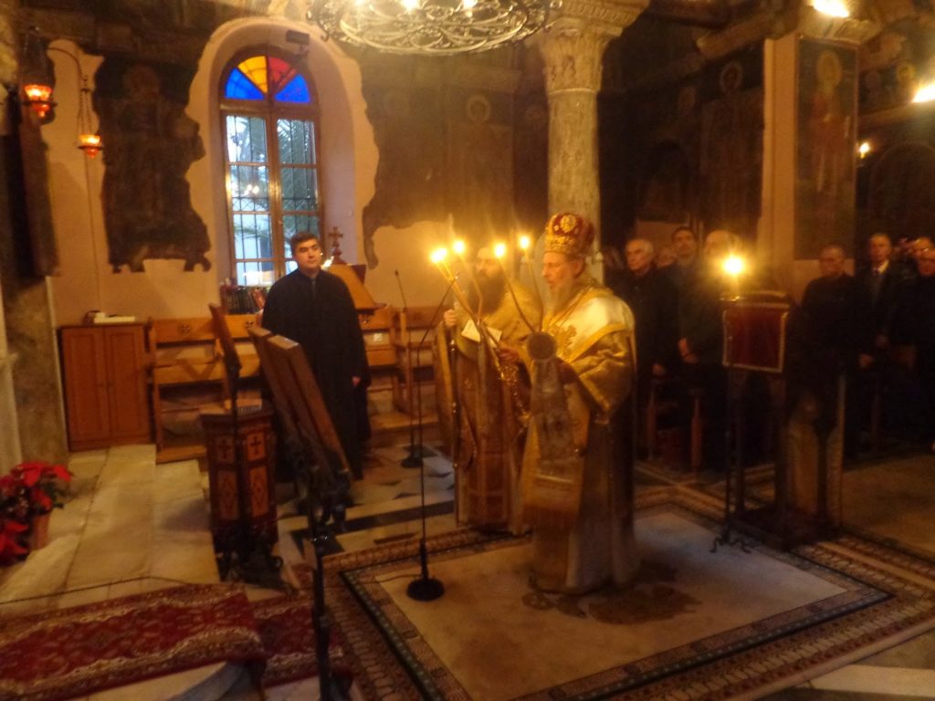 Ιερά αγρυπνία στην Ι.Μ. Ασωμάτων Πετράκη στις 30/11