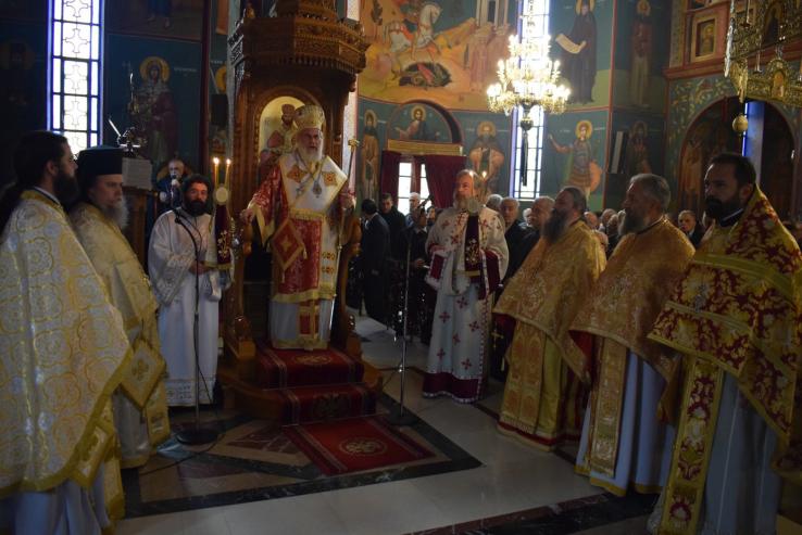 Ο Μητρ. Ιλίου κ. Αθηναγόρας στην Αγ.  Αικατερίνη Ιλίου