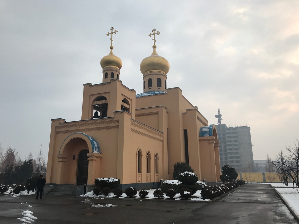 Episcopal Divine Liturgy is celebrated in the Trinity Church in Pyongyang