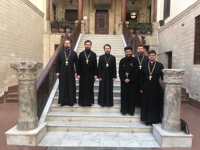 Metropolitan Hilarion of Volokolamsk meets with His Beatitude Patriarch Theodore of Alexandria