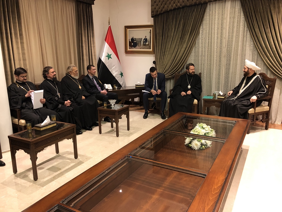 DECR chairman meets with Grand Mufti of Syria