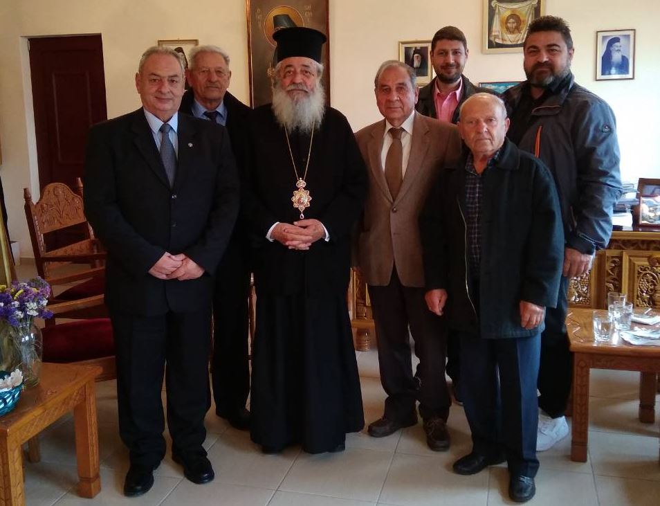 Μέλη της Νομαρχ. Επιτροπής Φθιώτιδος στον Σεβ. Μητρ. κ. Νικόλαο