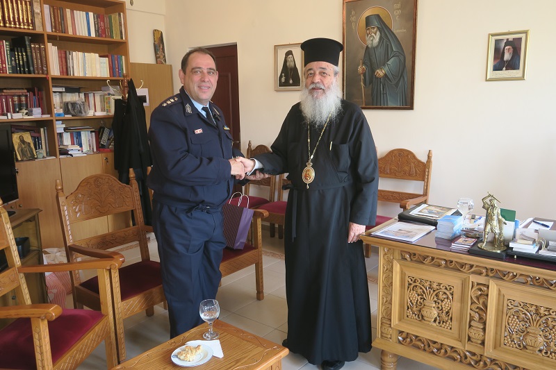 Ο νέος Αστυνομικός Διευθυντής Φθιώτιδος στον επιχώριο Μητροπολίτη