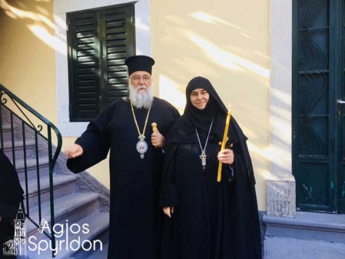 Κουρά Μεγαλόσχημης Μοναχής στην Κερκύρα