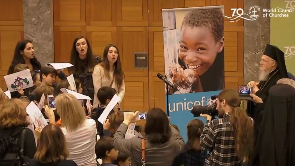 Ο Οικ. Πατριάρχης στο Παγκόσμιο Συμβούλιο Εκκλησιών (βίντεο)