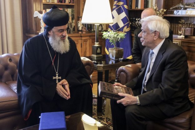 Συνάντηση Πρ. Παυλόπουλου με τον συρορθόδοξο  Πατριάρχη