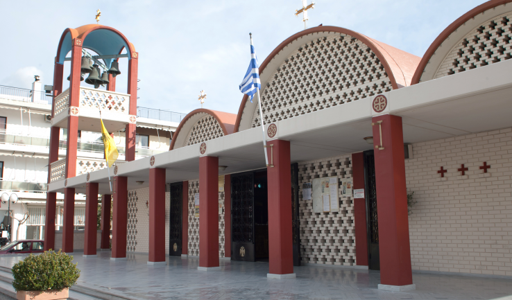 Μνήμη του Αγίου Σάββα στον Ι.Ν. Αγ. Τριάδας Πετρουπόλεως