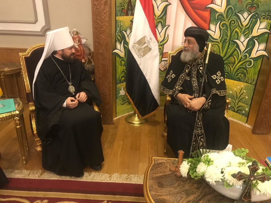 Председатель ОВЦС встретился с Предстоятелем Коптской Церкви