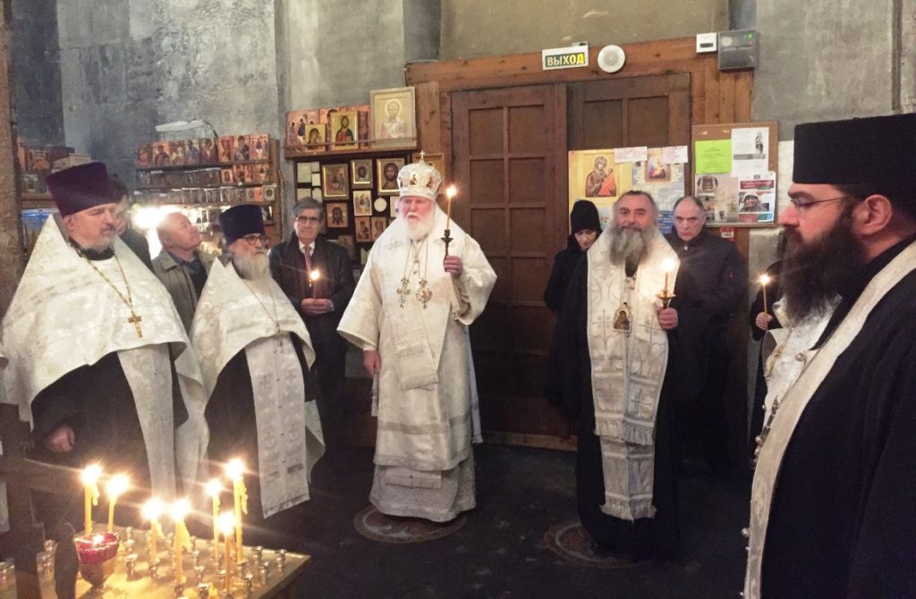 Иерарх Грузинской Православной Церкви принял участие в чествовании памяти первого директора Центрального музея древнерусской культуры и искусства Давида Арсенишвили
