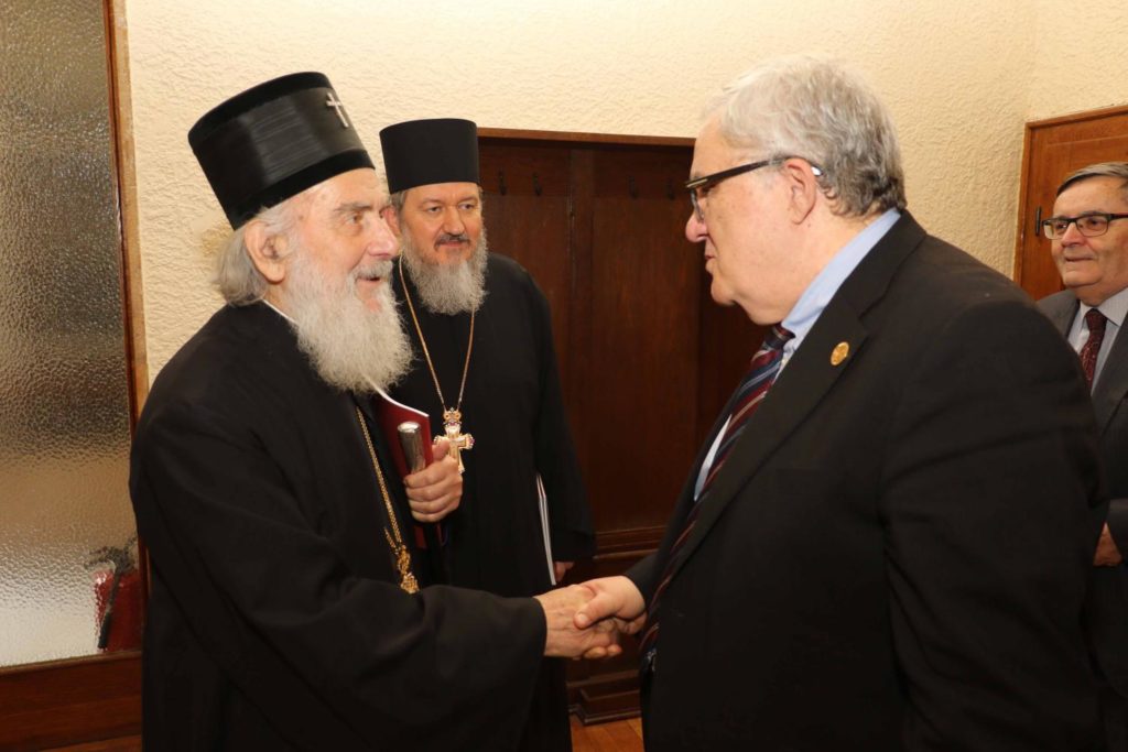 His Holiness Irinej, Serbian Patriarch, attended the celebration of the Day of the Serbian Academy of Sciences and Arts