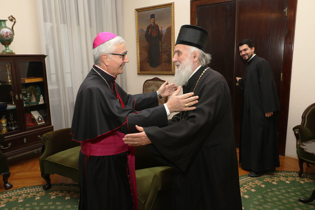 Патријарх српски примио Апостолског нунција
