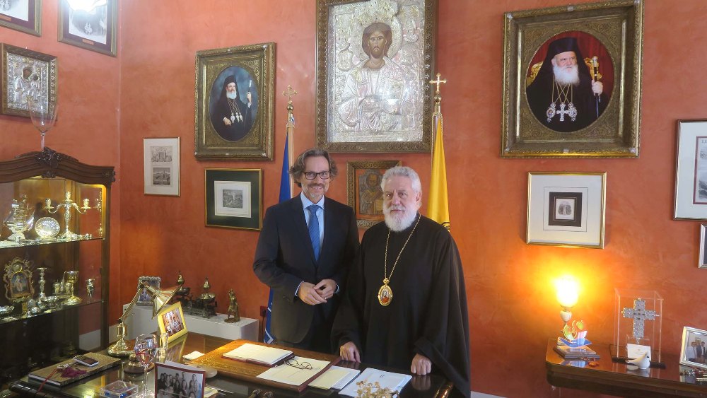 Ο πρέσβης της Γερμανίας στον Μητροπολίτη Σύρου κ. Δωρόθεο