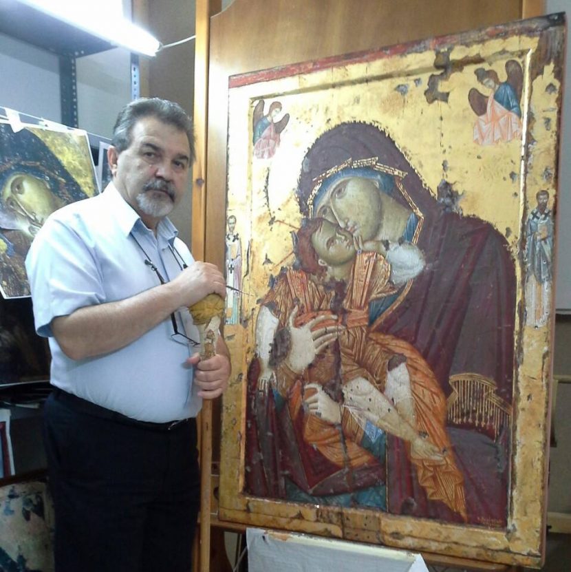 Μαθήματα βυζαντινής εικονογραφίας στον Ταξιάρχη Χαλκιδικής- video