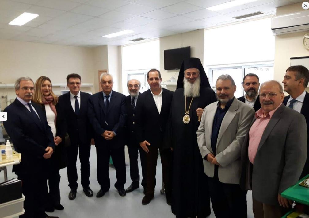 Αγιασμός σε ανακαινισμένη Μονάδα Τεχνητού Νεφρού