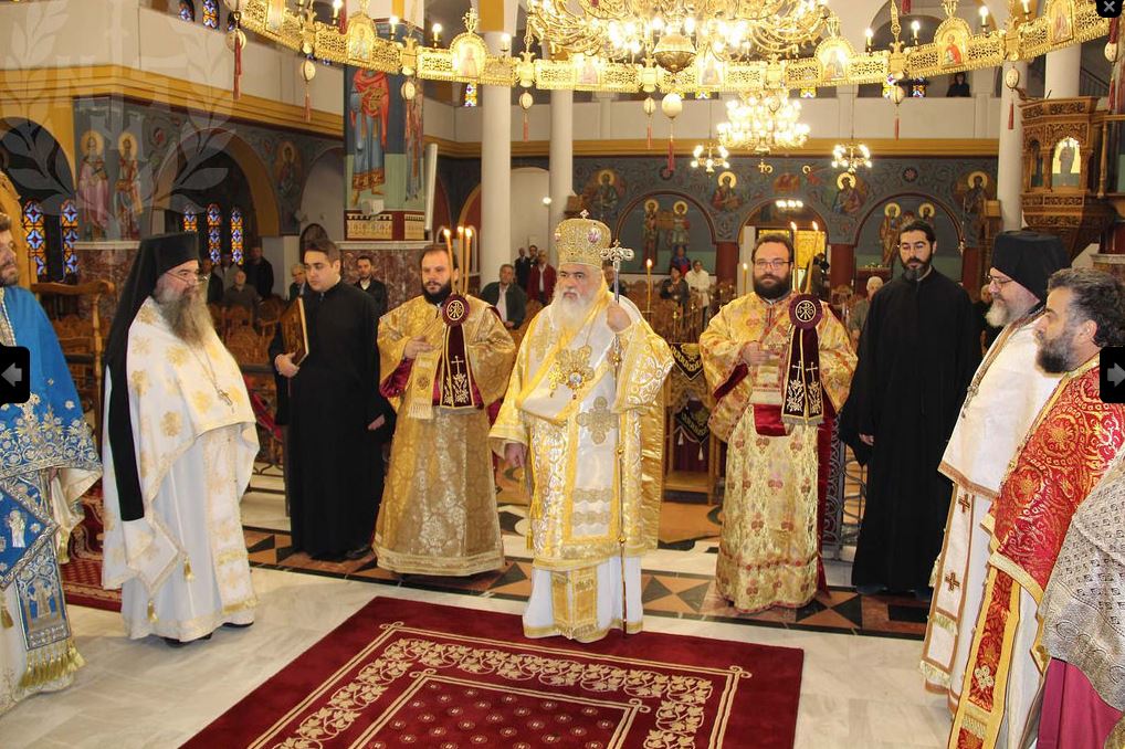 Αρχιερατική Θεία Λειτουργία στην Ευκαρπία