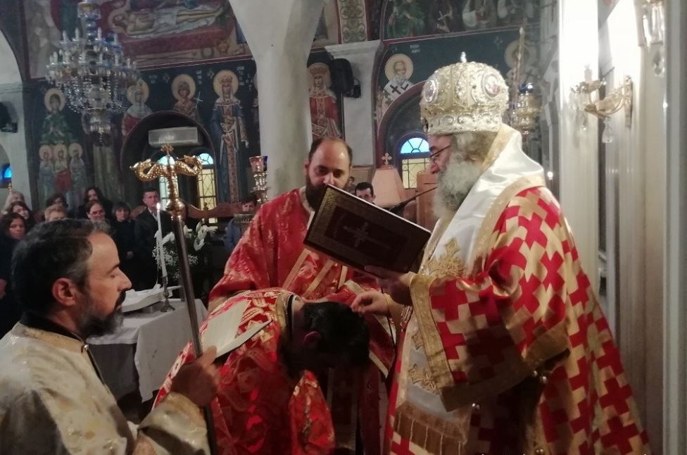 Ο Μητρ.Μάνης τέλεσε χειροθεσία πνευματικού