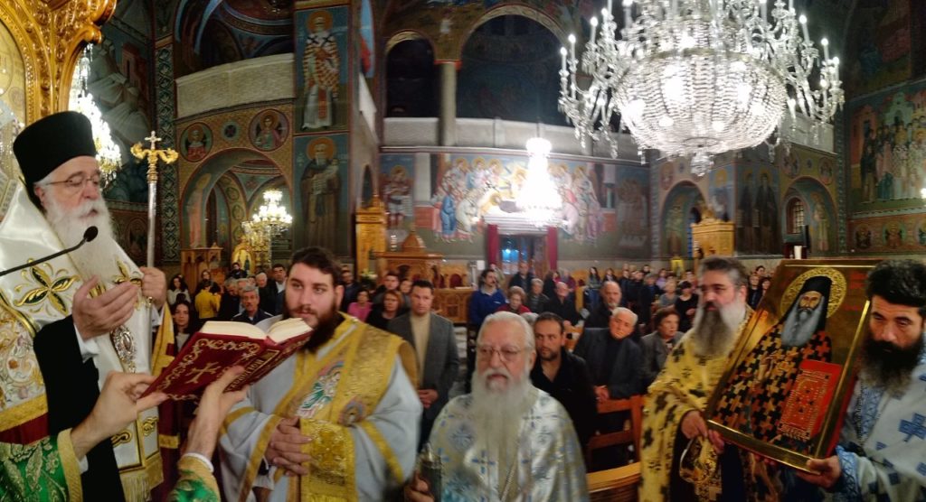 Λαμπρός εορτασμός στον Βόλο για τον Οσίο Ιάκωβο Τσαλίκη